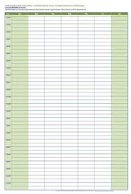 10 free daily work schedule templates