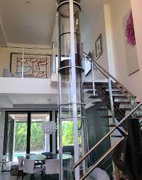pneumatic home elevator installation