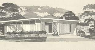Vintage House Plans 1960s Mid Century