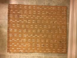 wine cork bath mat