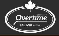 Overtime Sports Bar and Grill menu in Sudbury, Ontario, Canada