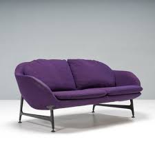 Vico Purple Two Seater Sofa By Jaime