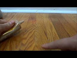 Hardwood Flooring With Wood Filler