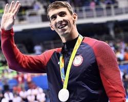 Gambar Michael Phelps, perenang Amerika Serikat
