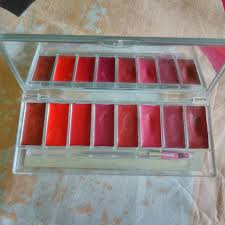original wardah perfect red lip palette