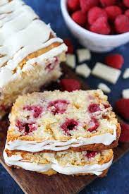 Raspberry And White Chocolate Loaf Cake gambar png