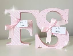 Nursery Baby Initial Letter