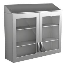 Stainless Steel Cabinets With Glass Doors