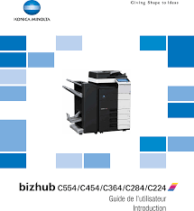Get the printing supplies you need at supplies outlet. User Manual Konica Minolta Bizhub C364 English 138 Pages