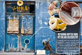 how to repair a rotted door bottom and