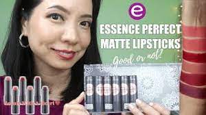 new essence perfect matte lipsticks