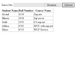 import upload excel file in asp net