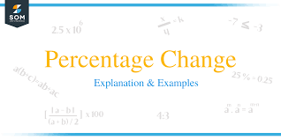 percene change explanation exles
