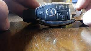 How To Take Apart Mercedes Benz Key Fob - YouTube