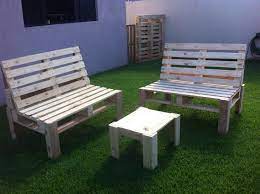 wooden pallet outdoor bench plans