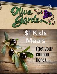 olive garden kids eat for 1 with