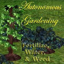 sims autonomous gardening tasks