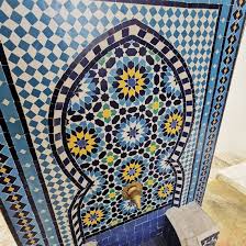 Jeenalavie Moroccan Tile Wall Water