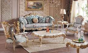 Wooden Royal Carved Sofa Set For Home