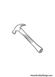 hammer drawing how to draw a hammer