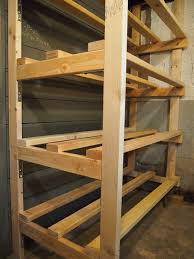 diy storage shelves basement shelving