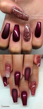 See more ideas about nails, nail designs, cute nails. 120 Best Coffin Nails Ideas That Suit Everyone Maroon Nails Shiny Nails Designs Burgundy Nails