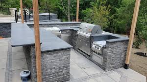 steel gray leather granite outdoor