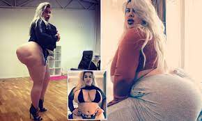 Swedish model Natasha Crown wants to have the world's biggest bum | Daily  Mail Online