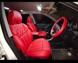 Plain Leather Fancy Car Seat Cover