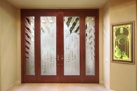 Art Deco Carved Glass Doors