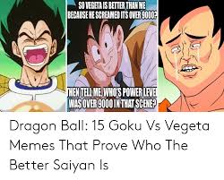 Gohan was eventually able to lift the sword, and he even trained hard enough to use it. 25 Best Memes About Vegeta 9000 Meme Vegeta 9000 Memes