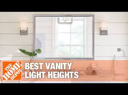 Vanity Light Height The Home Depot