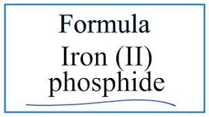 the formula for iron ii phosphide