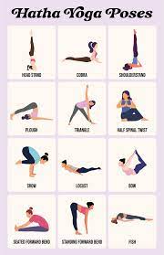 7 best yoga poses printable chart pdf