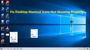 how to fix desktop icons not working