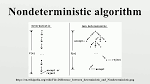 deterministic algorithm