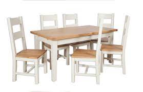 Premier quality tables, even better prices. Oakwood Living Ivory Painted Oak 1 2 Extending Dining Table Furniture For The Home