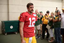 Aaron rodgers has adopted a mustache reminiscent of the joe namath days. Aaron Rodgers Mustache Update Perfect Deadseriousness