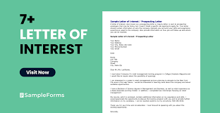 sle letter of interest in pdf