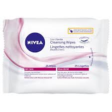 nivea 3 in 1 gentle cleansing wipes