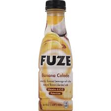 fuze banana colada flavored beverage
