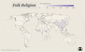 mapped the world s major religions by