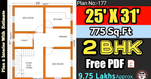 House Plan For 25 Feet By 31 Feet Plot