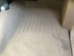 wet carpet on penger floor board