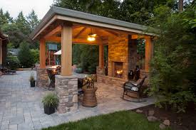outdoor fireplaces paradise red