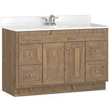 Elegant and simple bathroom sink vanity felix. Briarwood Highpoint 48 W X 21 D Bathroom Vanity Cabinet At Menards