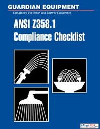 osha and ansi z358 requirements for