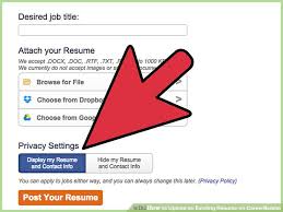 How To Upload An Existing Resume On Careerbuilder 10 Steps