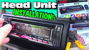 Installation of a jvc car radio into a 2005 ford escape. Installing An Aftermarket Cd Player W Jvc Head Unit Double Din Dash Kit Install Wiring Harness Youtube
