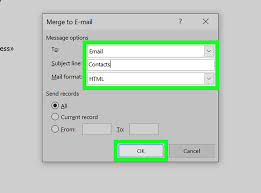 how to mail merge in microsoft word